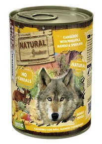 Natural Greatness klokan, ananas, mango, spirulina - EXOTIC konzerva pro psy 400 g